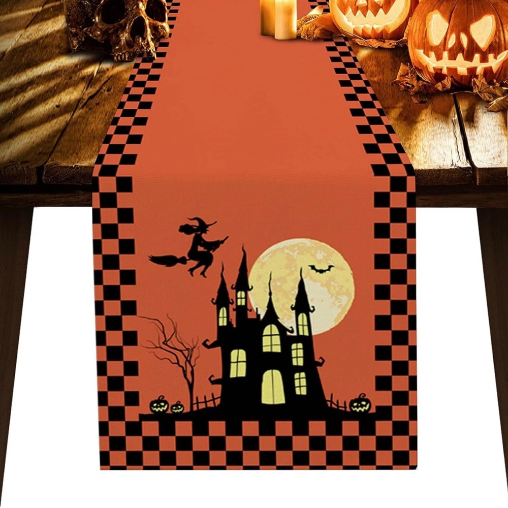 Halloween Table Runner Non-Slip  13x70 inch